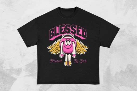Blessed by God Christian Graffiti Design
