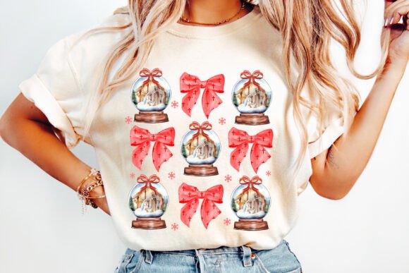 Coquette Jesus Christmas Nativity PNG