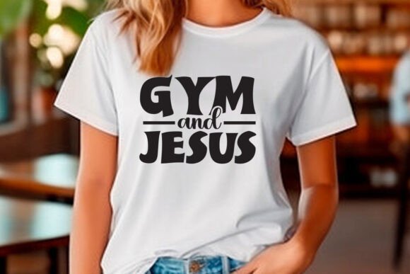 GYM and Jesus T-shirt T-Shirt Designs