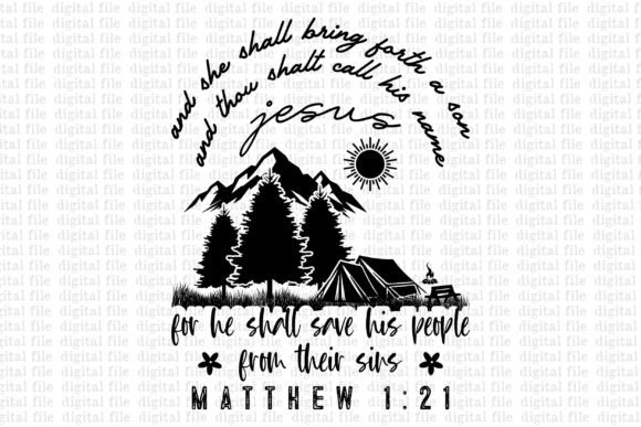 Jesus and She Shall Bring Forth a Son, a T-Shirt Designs