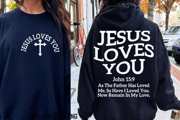 Jesus Loves You Svg, Jesus Christian PNG