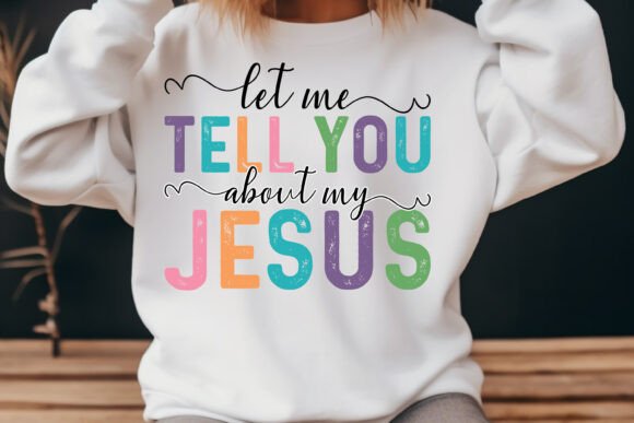 Let Me Tell Jesus Svg Retro Christian