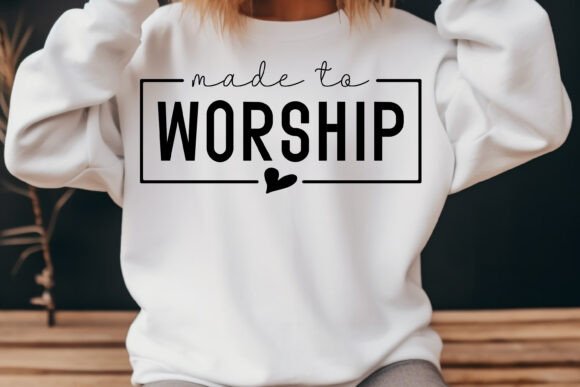 Made to Worship Jesus Svg Png for T-Shirt Designs