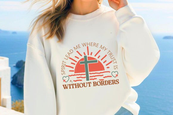 Spirit Lead Me Christian SVG PNG for T-Shirt Designs