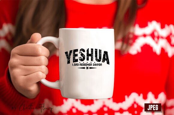 Yeshua Shirt, Christian SVG and T-Shirt Designs